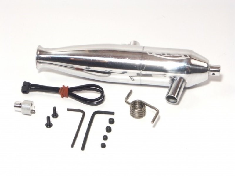 HPI Aluminium Polished Savage Tuned Pipe - HPI86138 | eBay