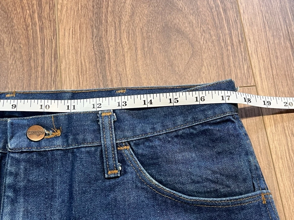 Pantalones de mezclilla Wrangler True Vintage años 60 talla 36X36 47 costura exterior hechos en EE. UU. Garra Foto 4 de 4