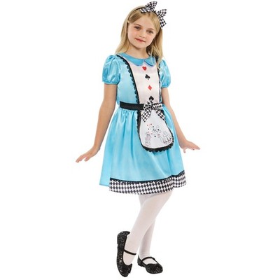 Rubies Official Alice Costume, Childrens Fancy Dress 3-4