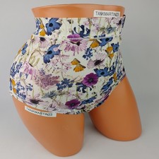 LANE BRYANT CACIQUE COMFORT BLISS FULL BRIEF PLUS PANTY 22/24 IVORY PINK FLORAL