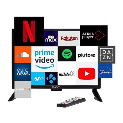 Blugy Smart TV 21,5'' LED HD 12V 1920x1080 Pixel, Wohnmobil, vanlife