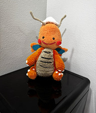 Handmade Crochet Ditto Dragonite Stuffed Animal