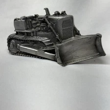 Vintage 1978 Bergamont Brass Works Bulldozer Belt Buckle USA  K-38