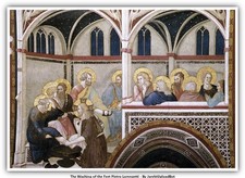 El lavado de los pies Pietro Lorenzetti