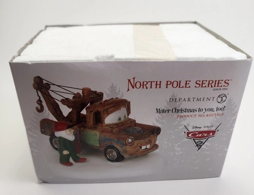 New Box Department 56 Cars "Mater Christmas To You, Too!" Disney - Picture 2 of 5