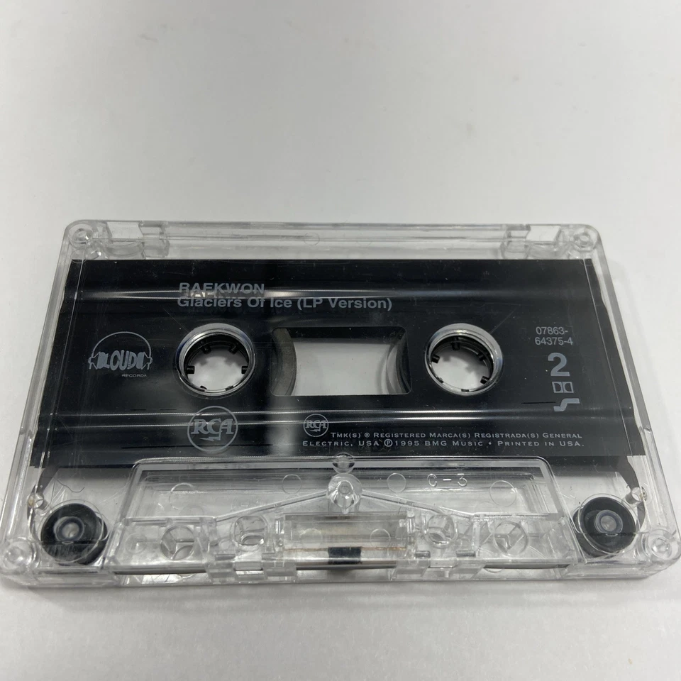 Raekwon Cuban Linx Criminology Glaciers Of Ice Tony Starks Cassette Tape Single  Foto 3 de 4