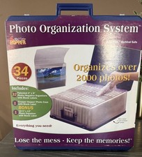 NEW CROPPER HOPPER 34 PIECE PHOTO ORGANIZATION SYSTEM STORES 2000 PHOTOS