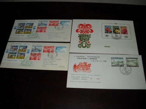 [LF77790] Belgium Nice Lot FDC First Day Covers UNG