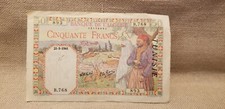 Tunisia: 50 Francs,1941 * Banque de l Algérie - TUNISIE * 