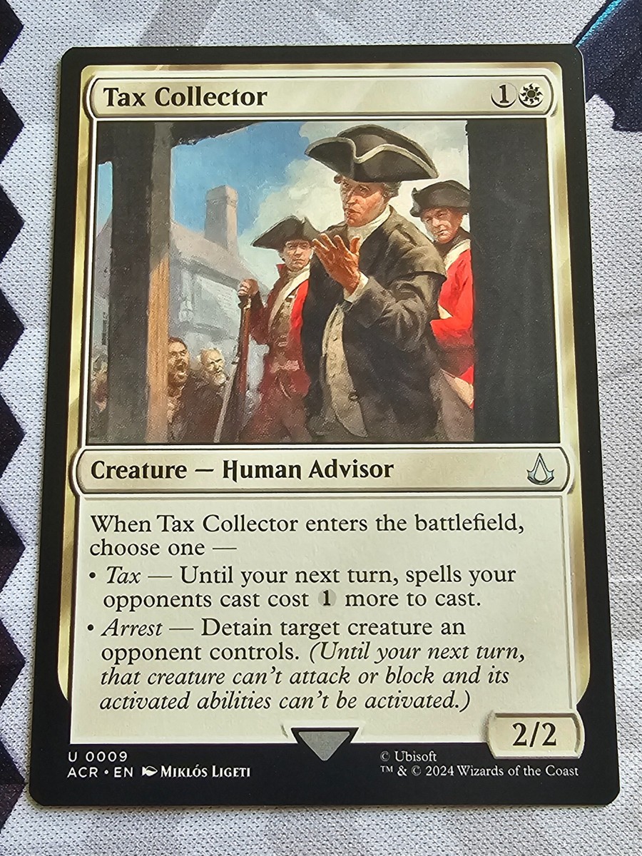 Tax Collector U 0009 Assassin's Creed Magic The Gathering 2024 MTG Tax Collector U 0009 Assassin's Creed Magic The Gathering 2024 MTG