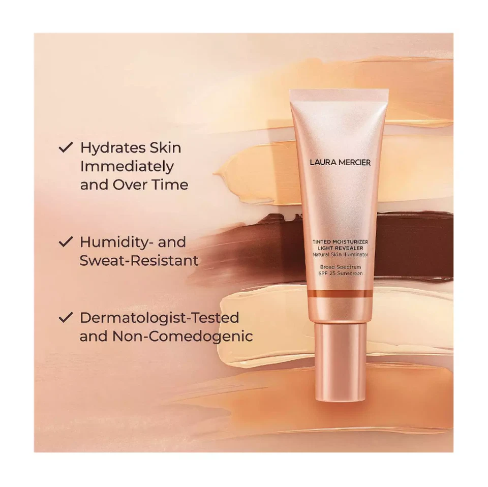 Laura Mercier Tinted Moisturizer Light Revealer- Select Shade - NEW - AUTHENTIC - Image 3 of 4