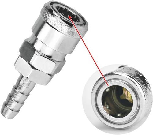 8mm Schnellkupplung Benzinschlauch Schnellverschlusskupplung Trennkupplung DHL - Bild 5 von 7