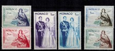 Timbre de Monaco PA  N° 73 à PA 78 neuf ** MNH