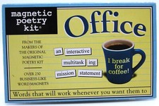 Magnetic Poetry Kit office
