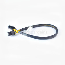Motherboard CPU 4pin Female to 6pin Male Power Adapter Cable 35cm