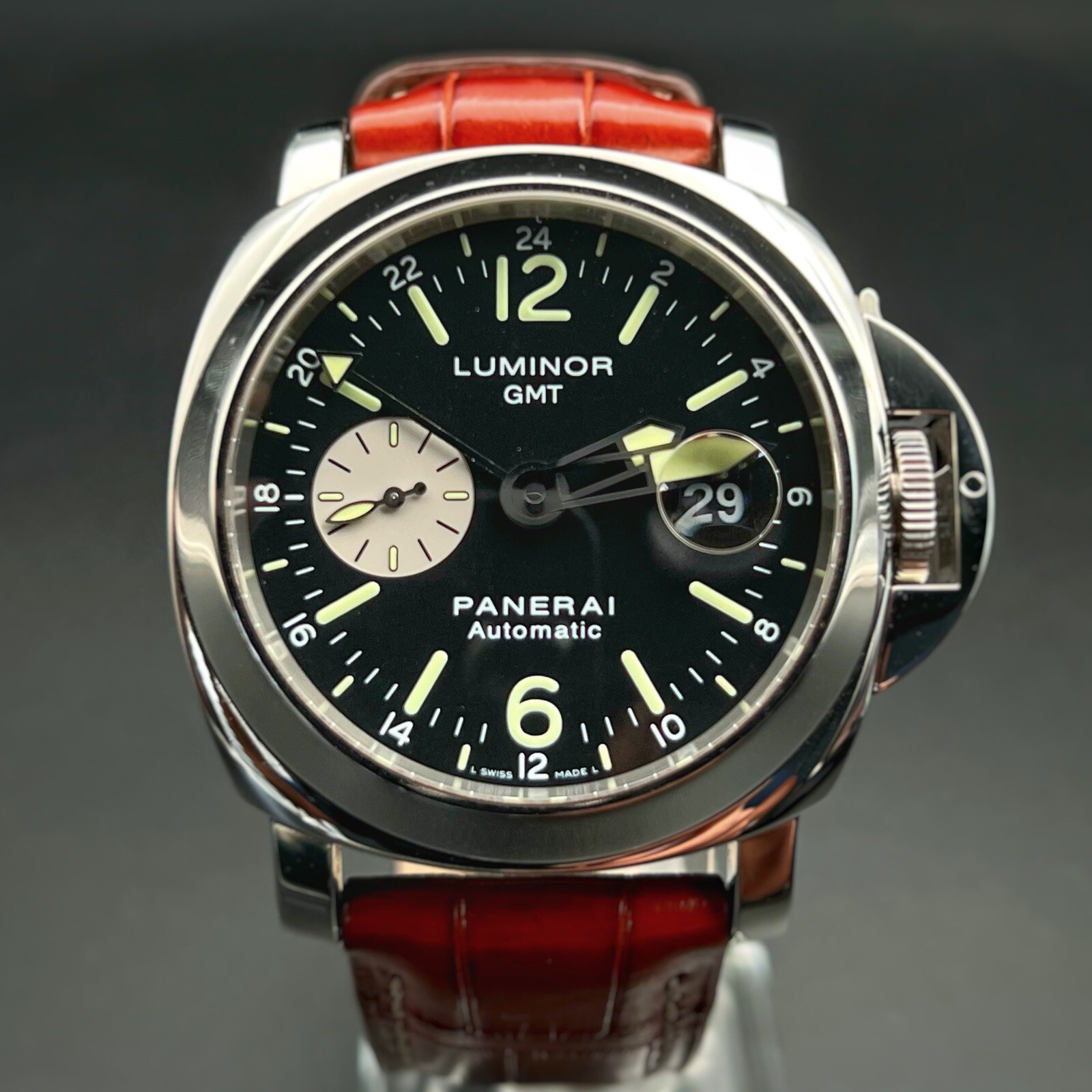Panerai Luminor GMT Automatic Brown Strap PAM 88 … - image 5