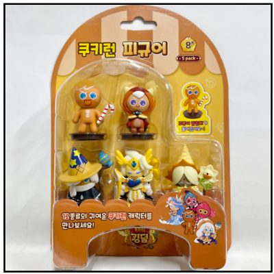 Cookie Run Kingdom 5Pack Mini Figure Official Edition Korean Toy