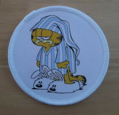 Garfield die Katze Aufnäher Abzeichen zum Aufbügeln oder Aufnähen