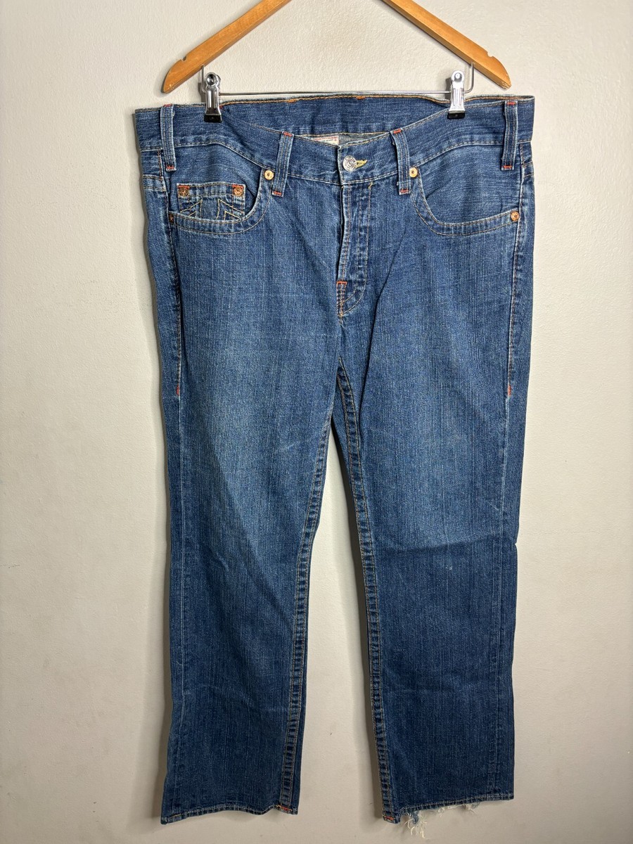 Y2K True Religion Baggy Denim Jeans Y2K USA Grunge Made