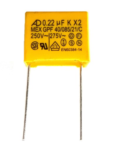 ROINVIC 6 Stück 0.22uF 275V X2 Sicherheits Kondensatoren LED
