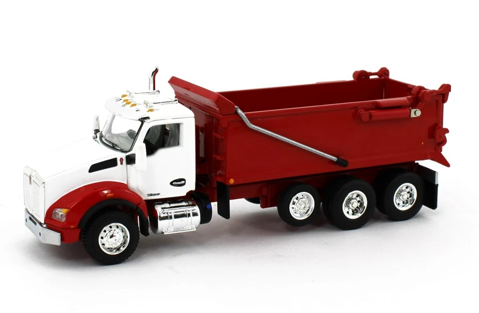2022 DCP 1:64 *WHITE &RED* Kenworth T880 Rogue Dump Truck NIB - Image 2 of 4