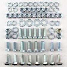 60 1960 Chevy Bel Air Biscayne Impala Rear Bumper Bolts Brackets Fastener Kit
