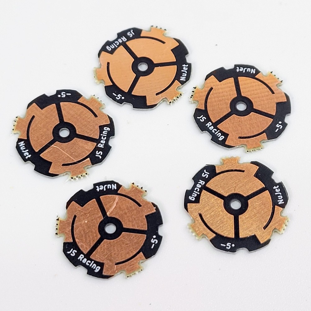 5pcs JS Racing -5 Degree Commutators for AW TFX Wizard Model Cars