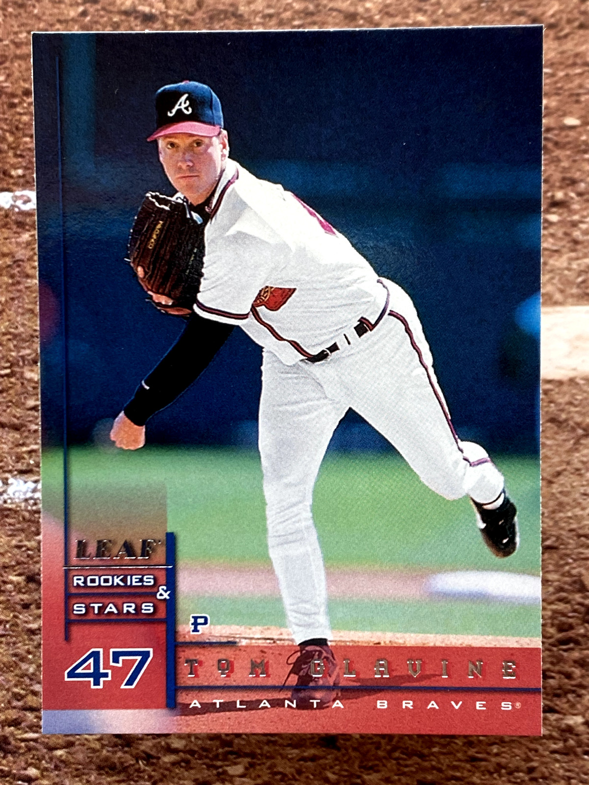 Tom Glavine 1998 Leaf Rookies & Stars #75 Atlanta Braves