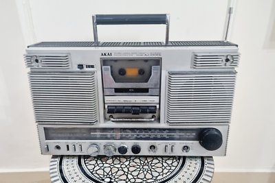 Akai AJ-490FS Boombox Radio Cassette recorder Vintage Very Rare | eBay