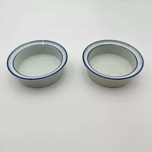Vtg Dansk Designs Blue Mist Soup Bowl Denmark Set of 2