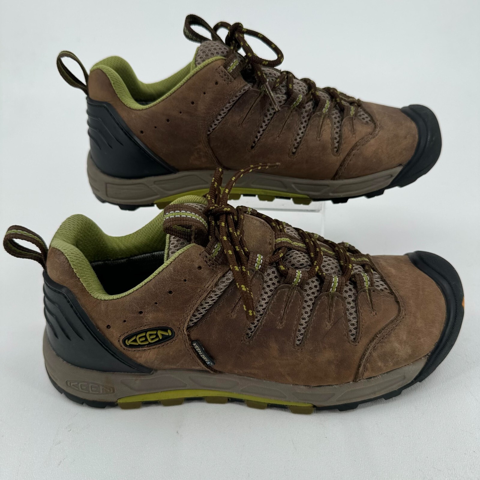 Scarpe da trekking Keen Bryce DONNA in pelle marrone con lacci TAGLIA 7 5