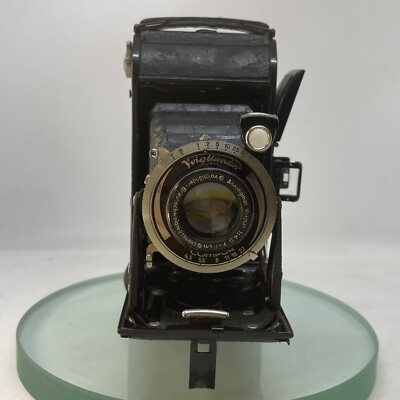 VOIGTLANDER BESSA 1937-42 BLACK FOLDING CAMERA, COMPUR