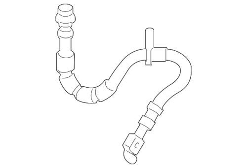 Manguera de freno para Ford (N/P D2BZ-2078-D)