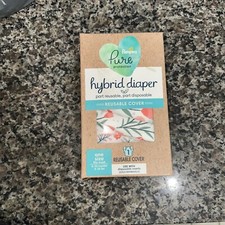 Pampers Reusable Cloth Diaper Pure Hybrid Cover Floral Pattern Designs SINGLE PK