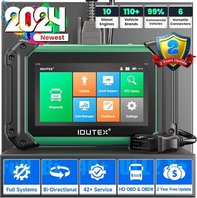 TS710 Heavy Duty Truck Scanner with DPF Regen Bi-directional Scan Tool Diesel