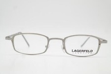 Vintage Glasses Lagerfeld 4357 Silver Square Eyeglass Frame