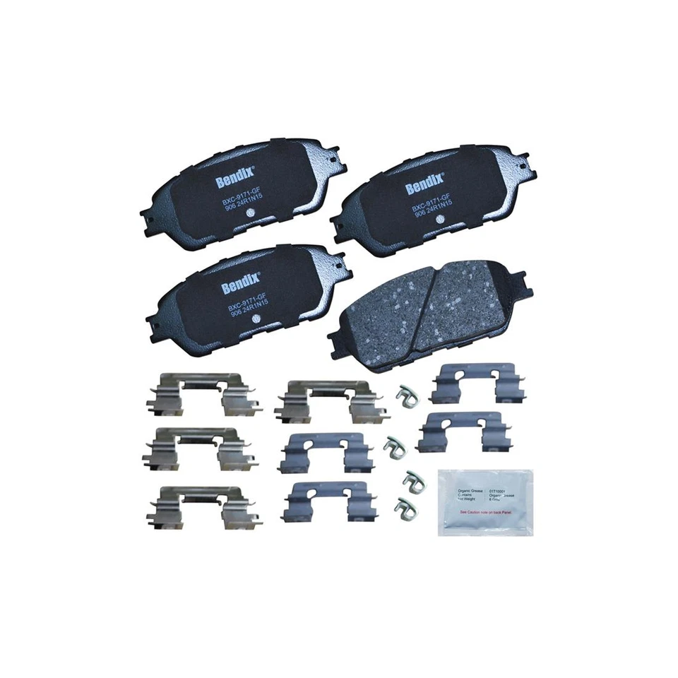 Комплект из 2 передних задних дисковых тормозных колодок для Toyota Sienna 2004~2010 - Изображение 3 из 4