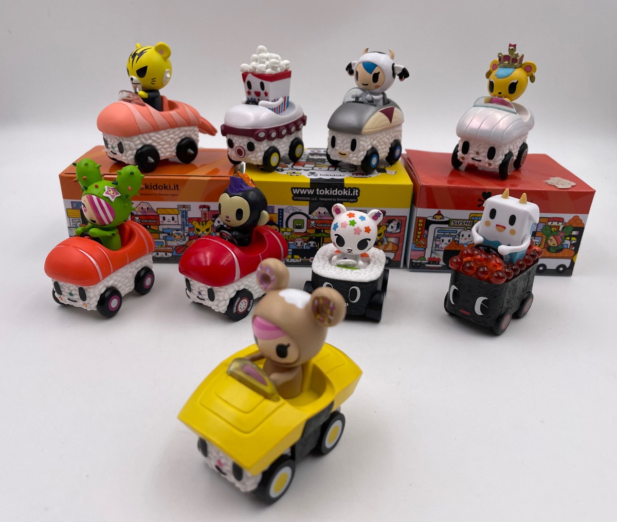 Tokidoki: Sushi Cars: Set of 9 Commons Collectible Blind Box