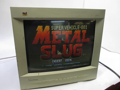 Viewsonic 17" E771 1280x1024 VGA CRT Vintage Monitor VCDTS21532 T8-E8