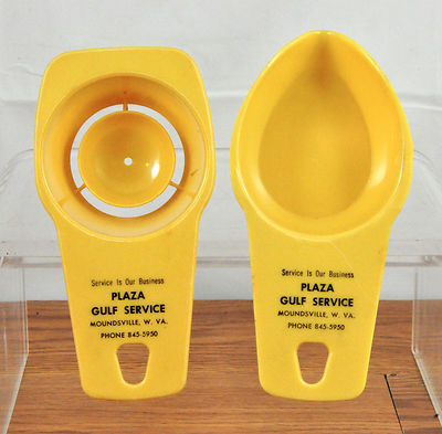 VTG Advertising Egg Separator and Scoop Plaza Golf Service Moundsville WV
