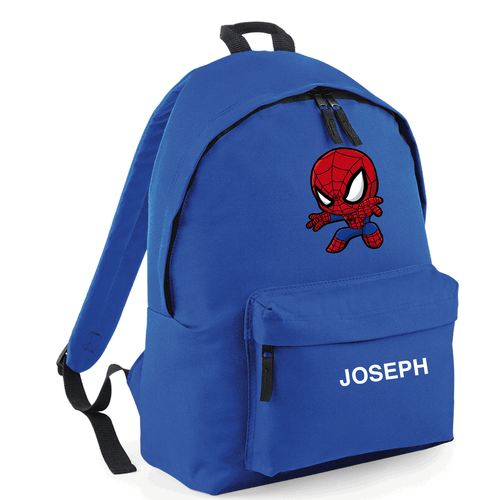 Personalisierter Schulrucksack Tasche Kinder beliebiger Name Text Rucksack PE Kit Spiderman - Bild 1 von 24