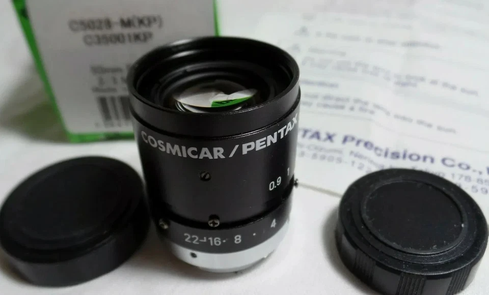 g Vintage Cosmicar Pentax F2.8/50mm M25 Japan Lens C-mount C35001 C5028-M 1391 - Image 2 of 4