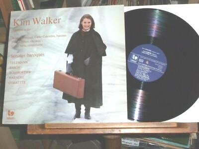 Kim WALKER (Bassoon) Baroque Sonatas LP GALLO with her Agents Letter etc NM