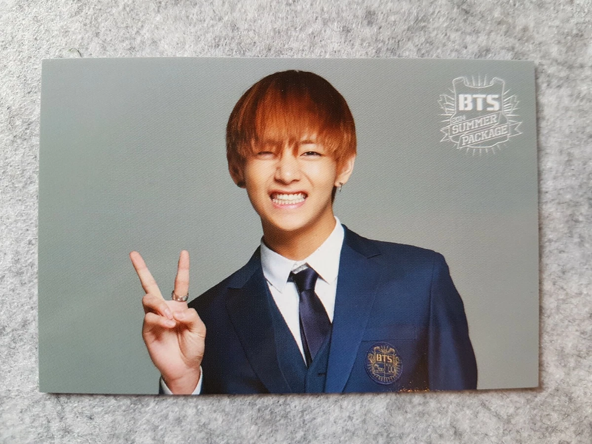 BTS 2014 summer package V PHOTO CARD official limited and very rare / MWAVE