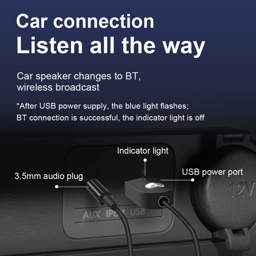 Wireless Speaker Transmitter Wireless Transmitter Receiver Car Aux Adapter - Picture 5 of 12