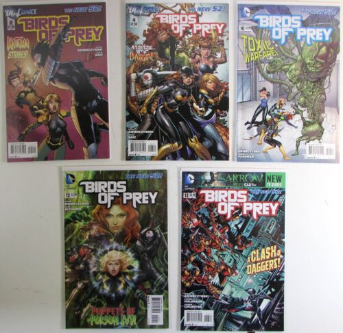 Birds of Prey Lot of 5 #2,4,10,12,13 DC (2011) 3rd Series Comic Books - Picture 1 of 1