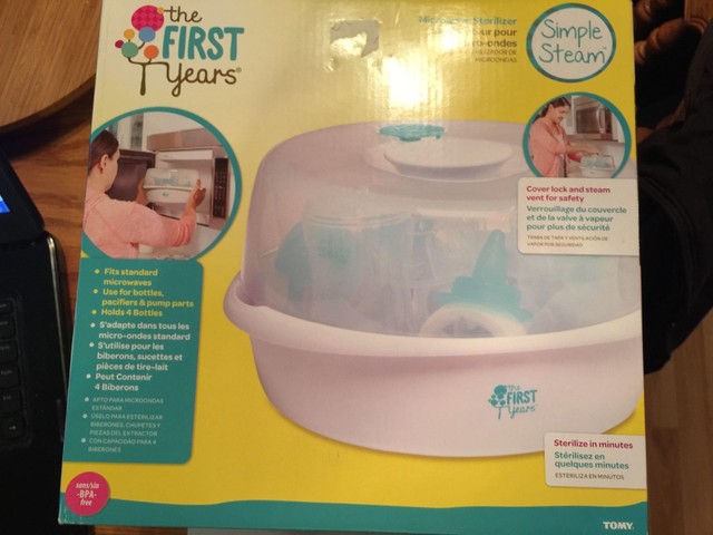 bottle and breast pump sterilizer