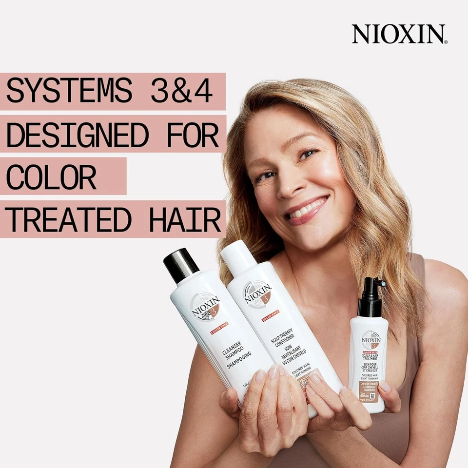 Nioxin System #3 THREE Hair Trial Kit Cleanser Scalp Therapy Scalp Treatment - Image 2 of 4