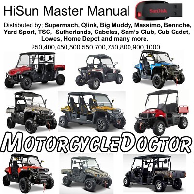 Cub Cadet HiSun Master Manual UTV 1000 800 750 700 550 500