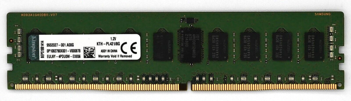 A-Tech 8GB DDR4 2133MHz ECC RDIMM Server Memory - Replacement For Kingston KTD-PE421/8G